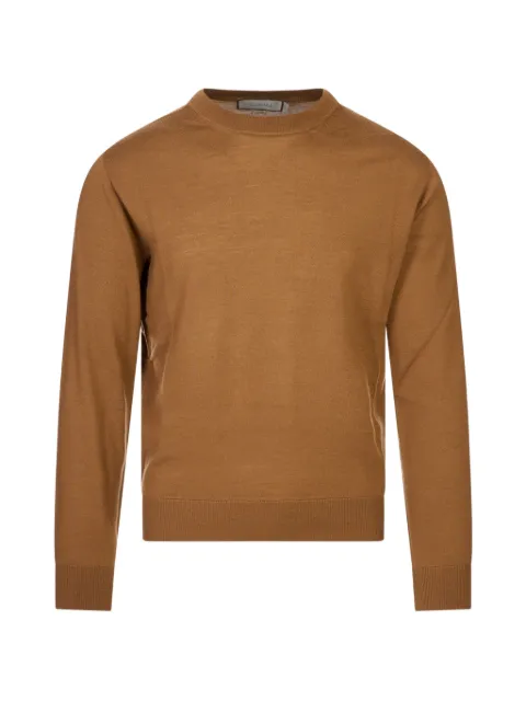 Canali crew-neck long-sleeve sweater