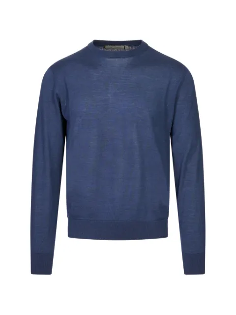 Canali crew-neck long-sleeve sweater