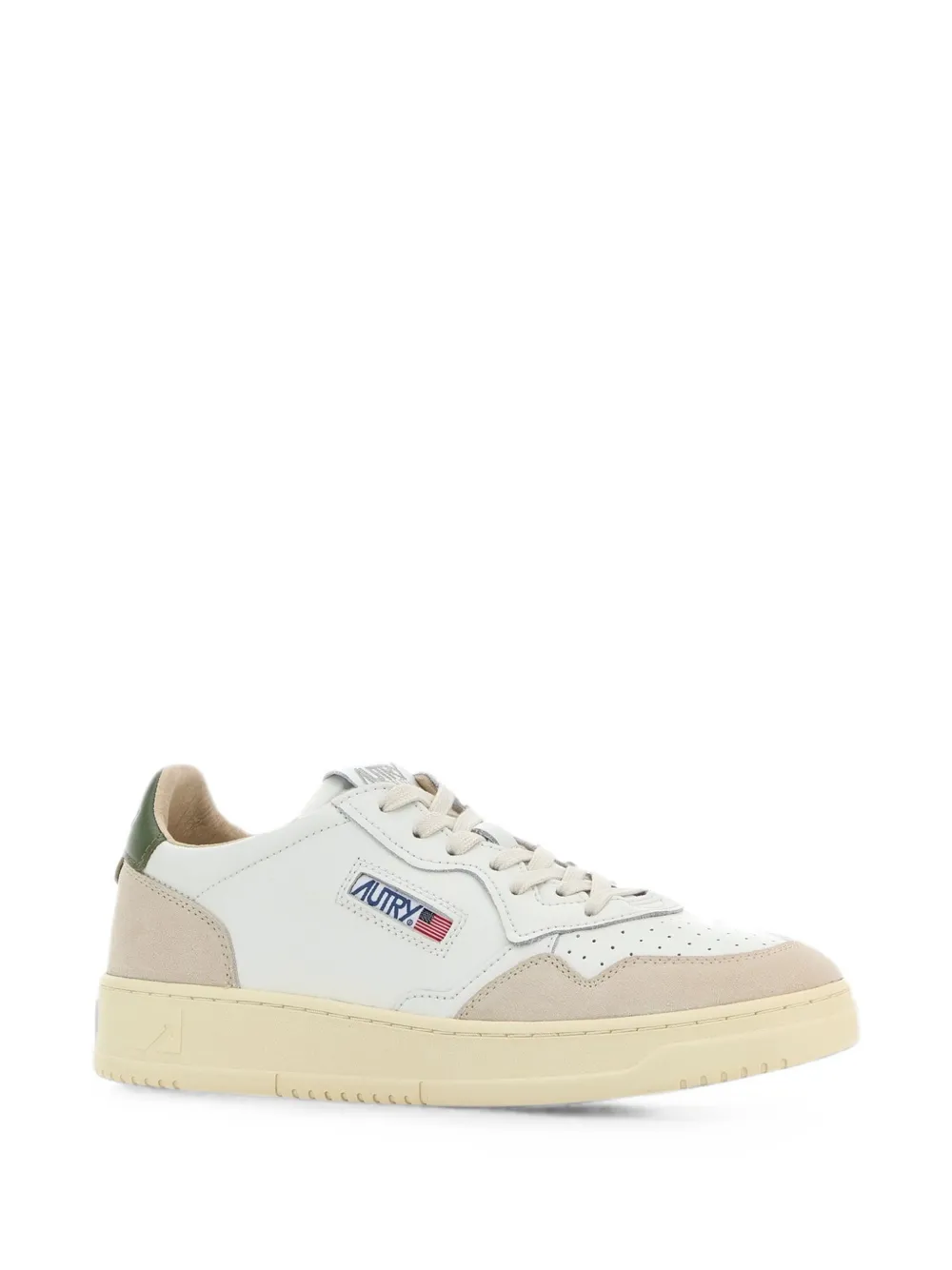 Autry Medalist suede-panel sneakers Wit