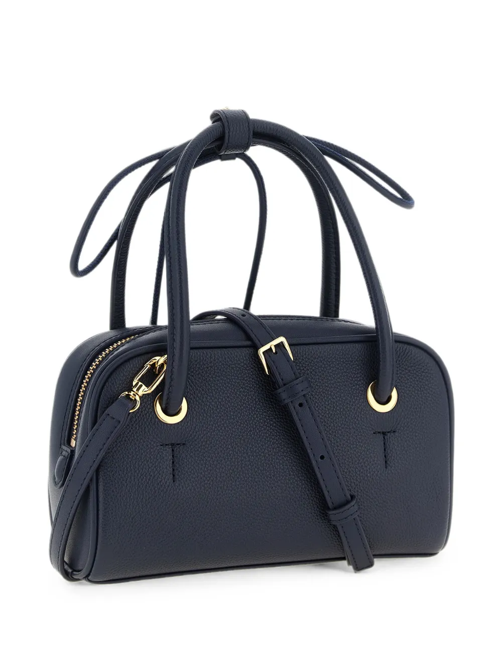 Furla small Poppy leather tote bag - Blu