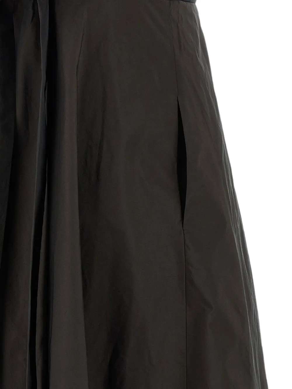 PINKO Mouwloze maxi-jurk met plooirok Zwart