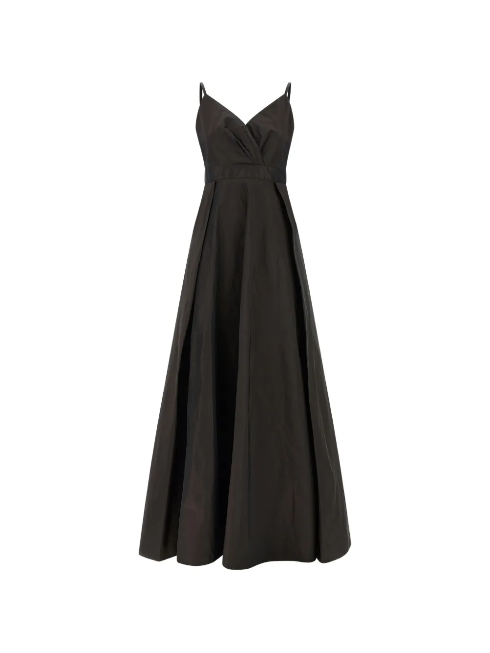PINKO pleated-skirt sleeveless maxi dress - Black
