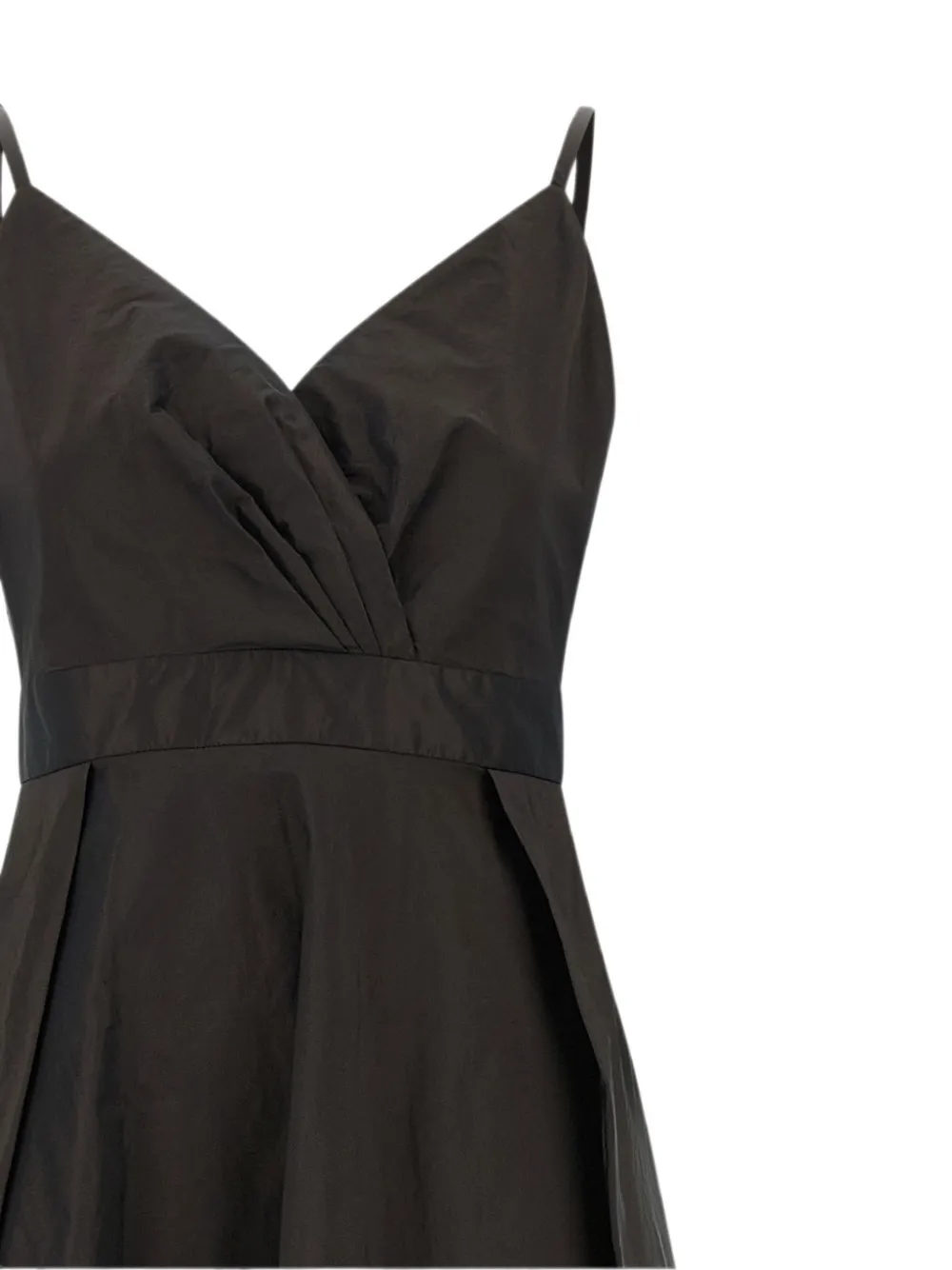 PINKO Mouwloze maxi-jurk met plooirok Zwart