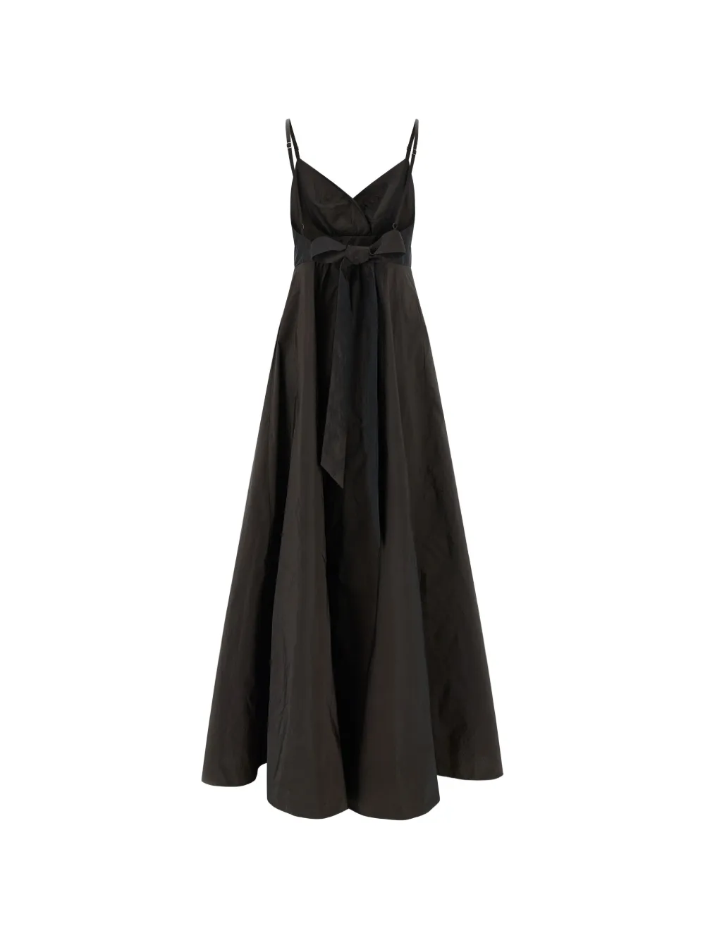 PINKO Mouwloze maxi-jurk met plooirok Zwart