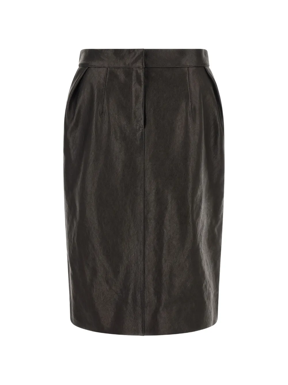Magda Butrym pleated midi skirt - Nero