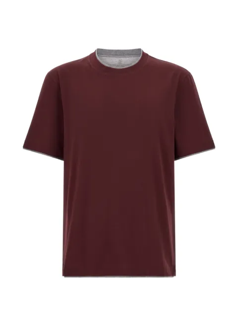 Brunello Cucinelli double-layer T-shirt