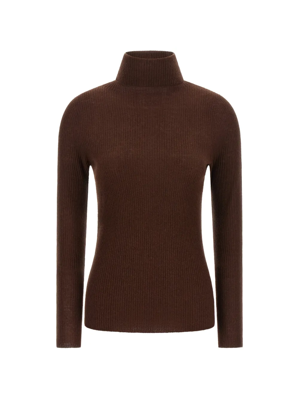 Fabiana Filippi ribbed-knit turtleneck sweater - Braun