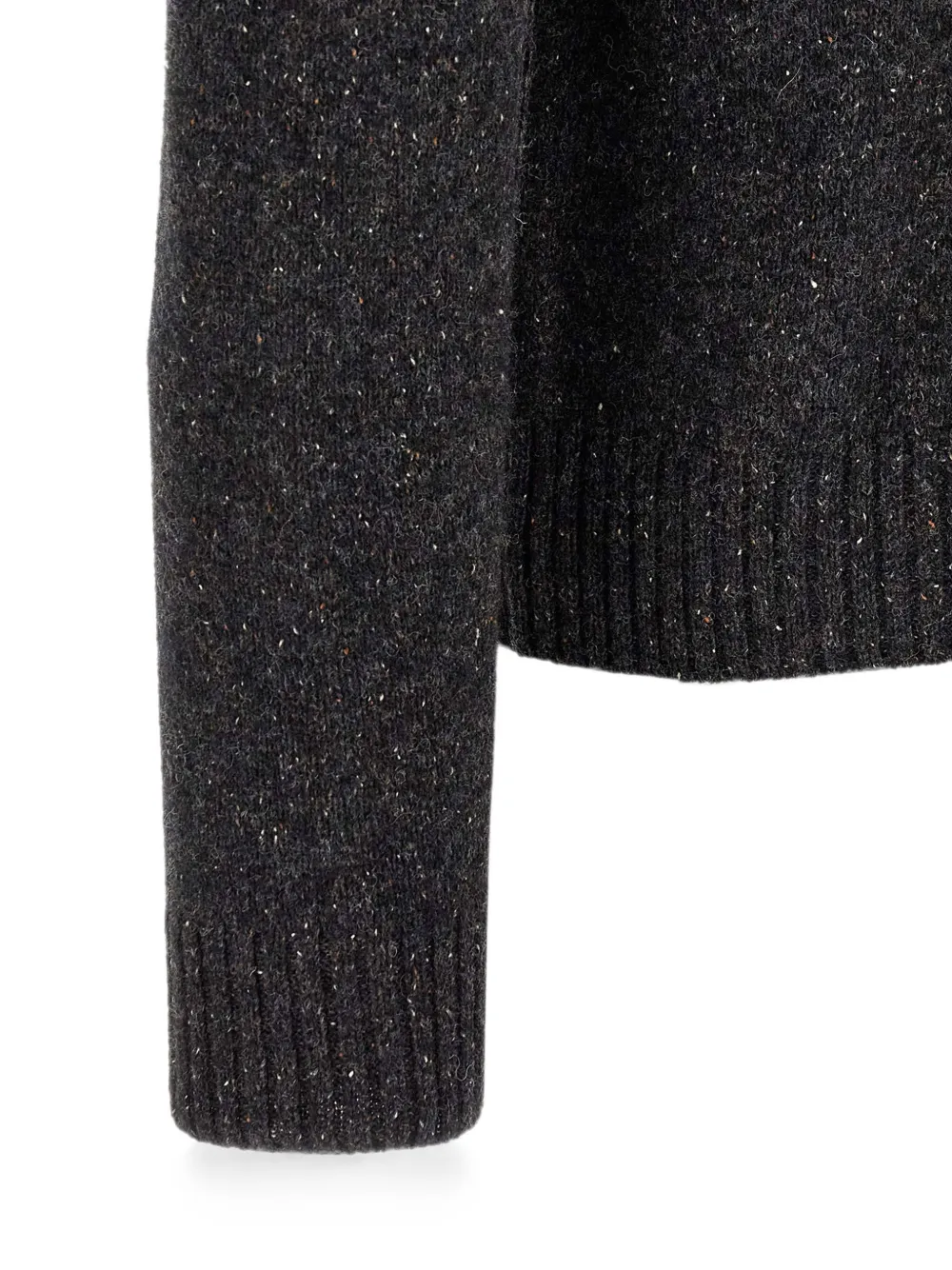 Moschino Trui met geborduurd logo en spiegelende print Grijs