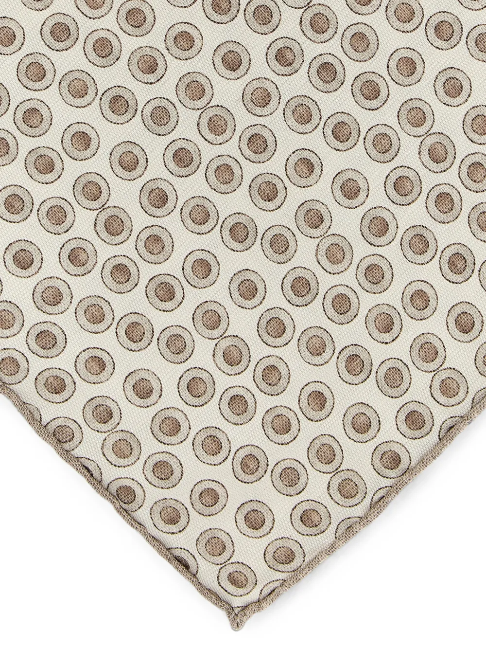 Brunello Cucinelli Pochet met stippen Beige