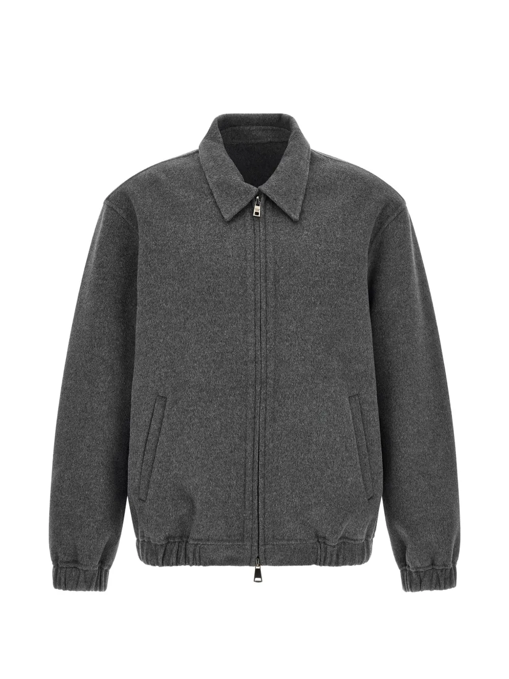 Giorgio Brato zip-up wool-blend jacket - Grigio