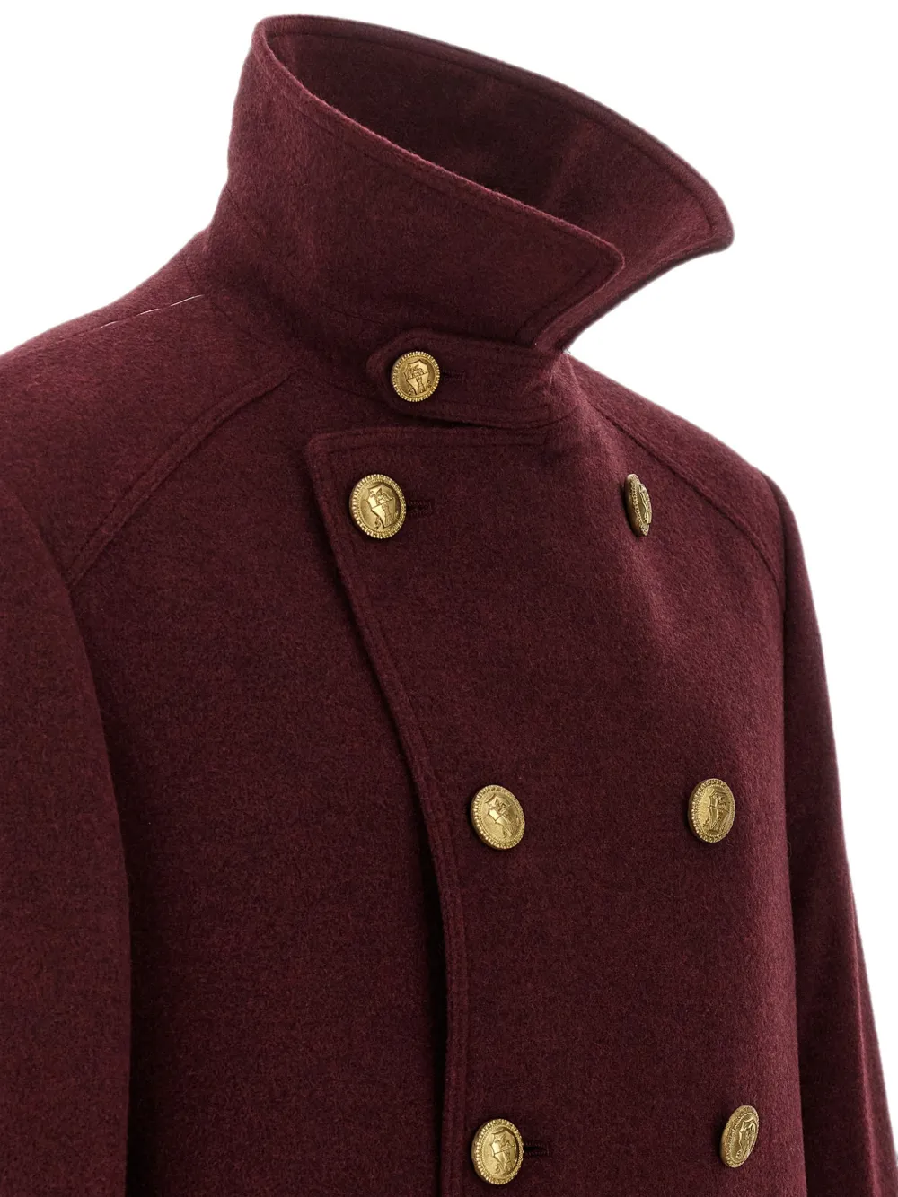 Brunello Cucinelli Jas met dubbele rij knopen Rood