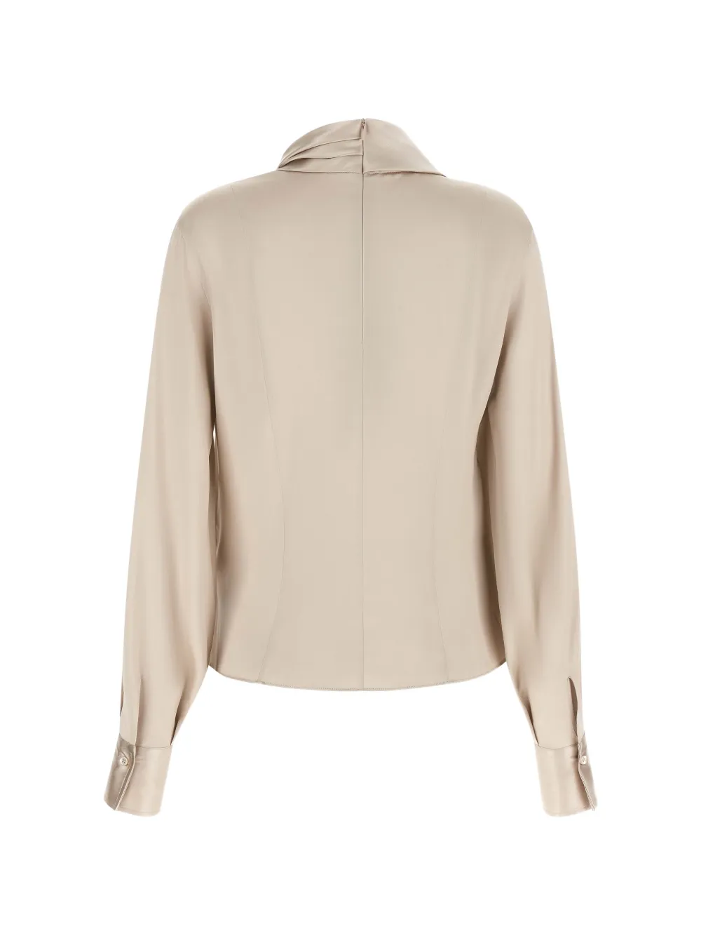 Brunello Cucinelli Asymmetrische blouse Beige
