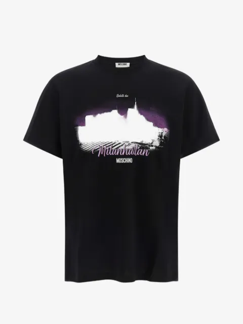 Moschino Milanhattan graphic-print T-shirt