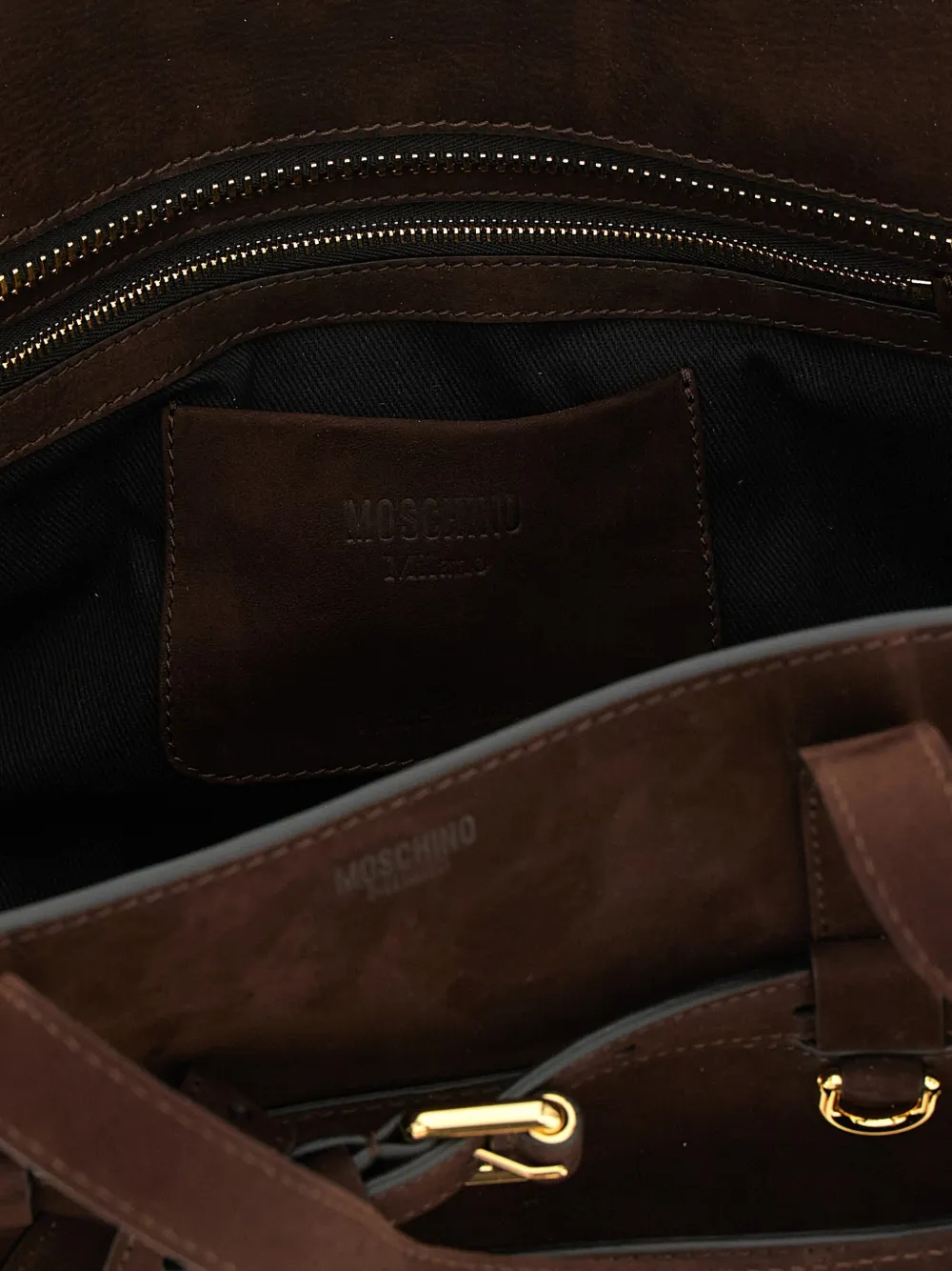 Moschino Tie Me shopper met ceintuur Bruin