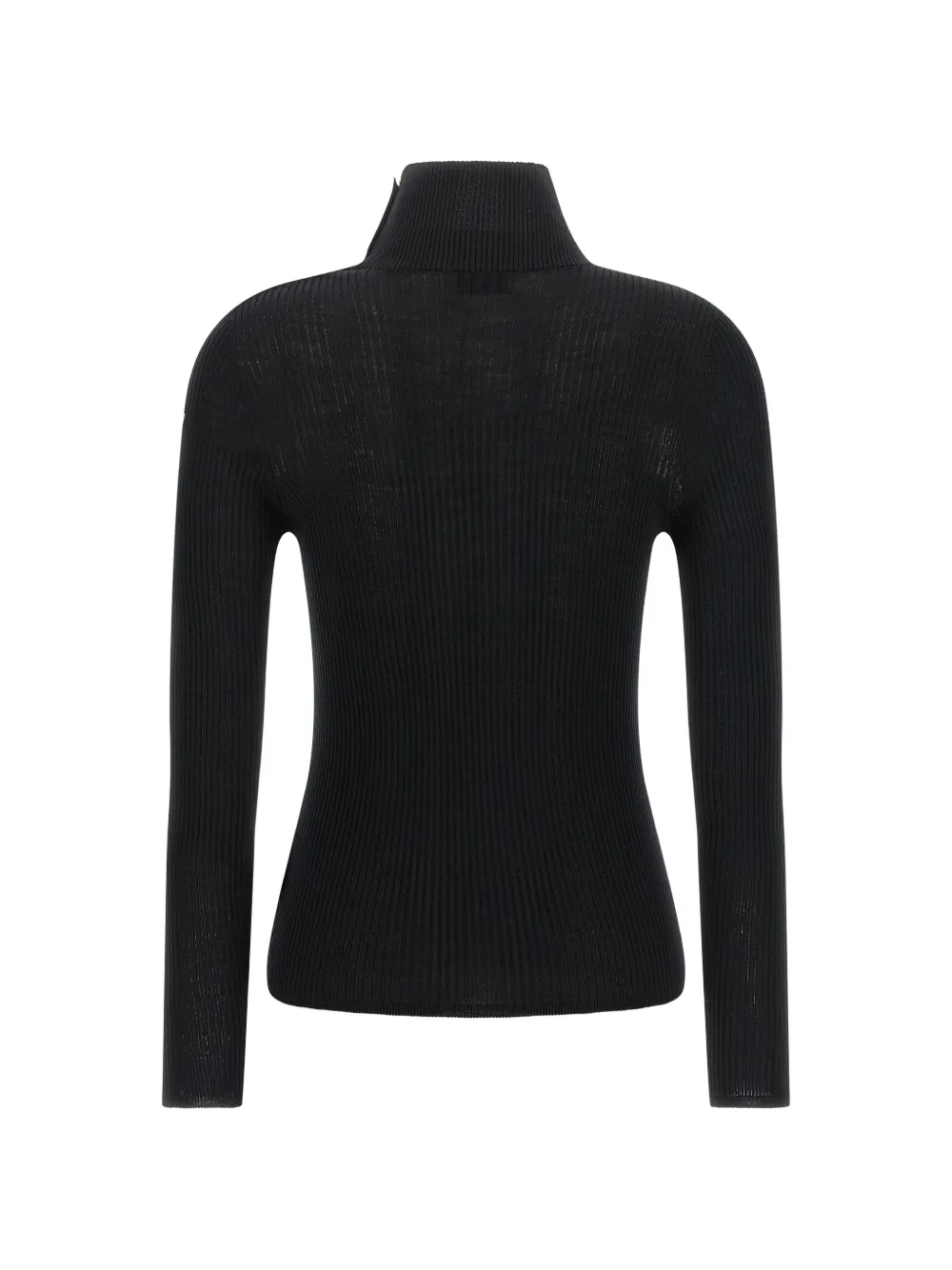 Moncler Ribgebreide coltrui Zwart