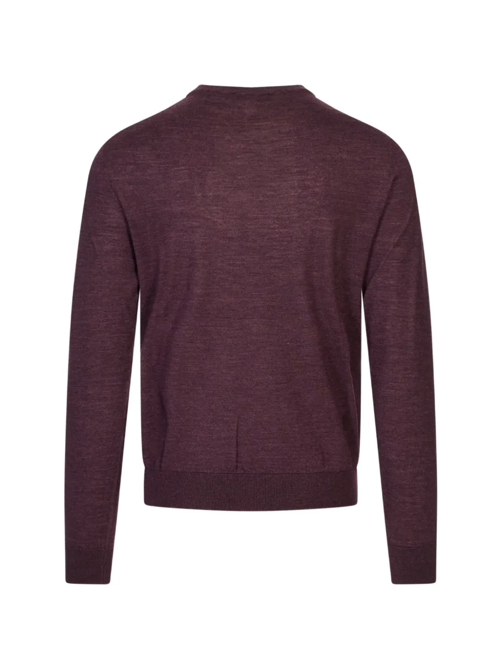 Canali crew-neck long-sleeve sweater Paars