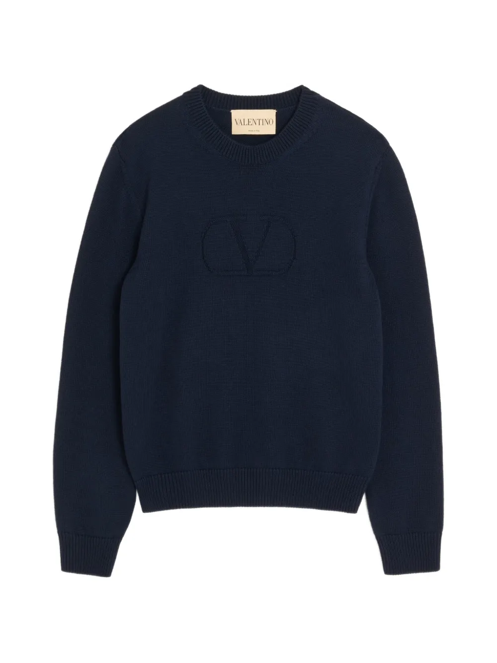 Valentino Garavani Trui met geborduurd logo Blauw