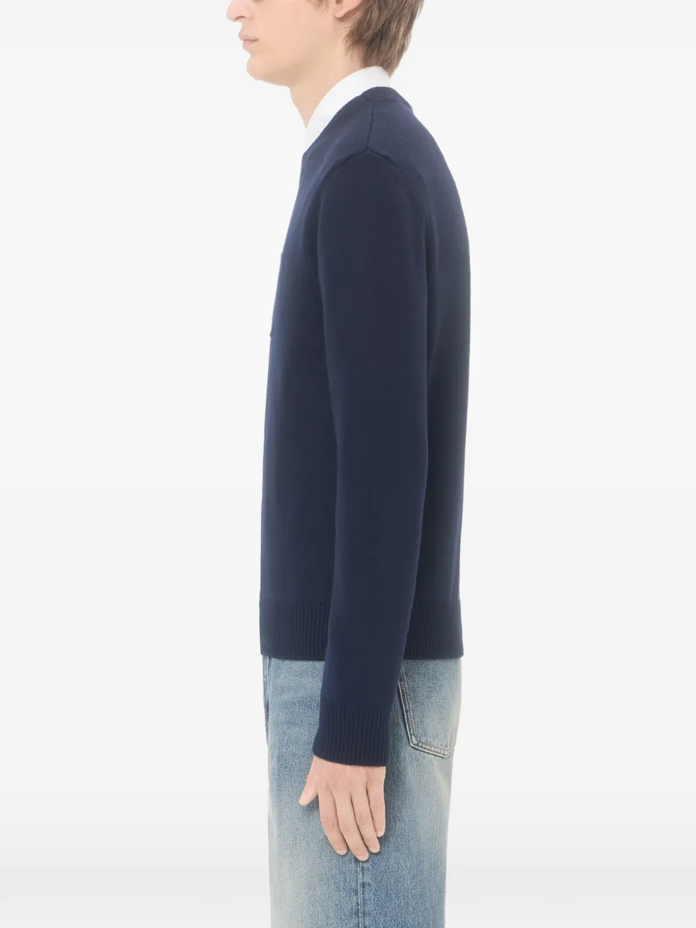 Valentino Garavani Trui met geborduurd logo Blauw
