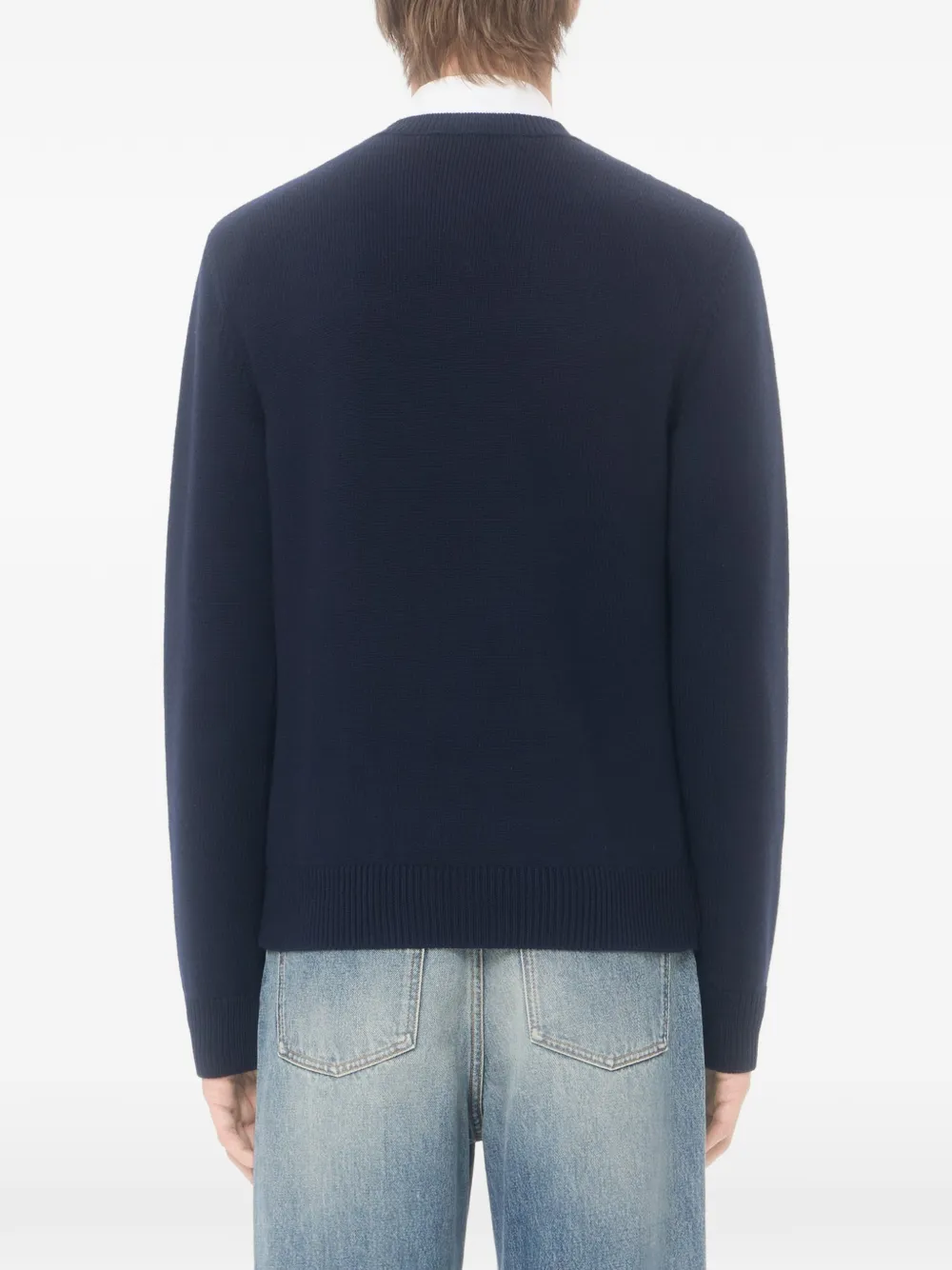 Valentino Garavani Trui met geborduurd logo Blauw