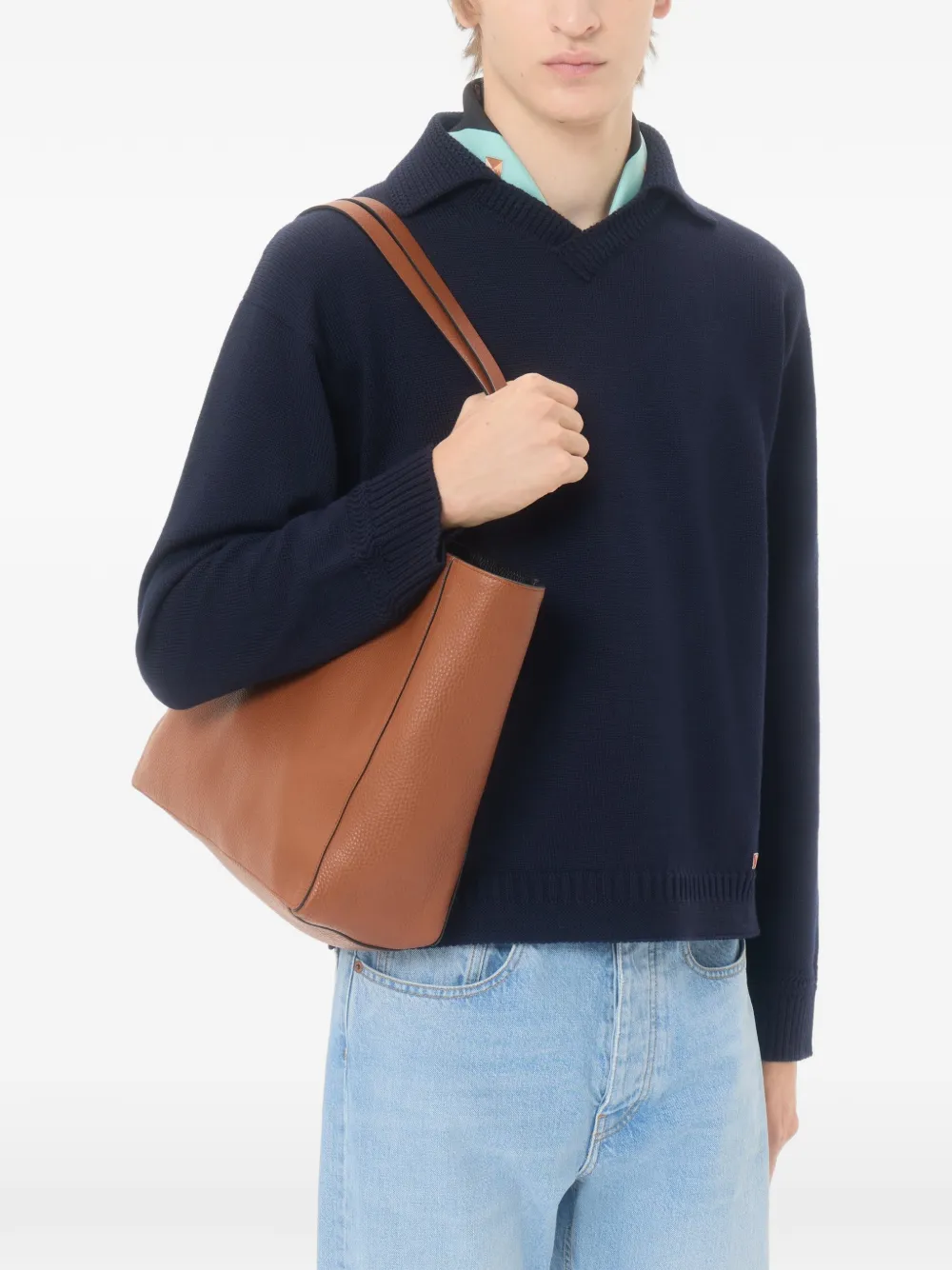 Valentino Garavani Trui met polokraag Blauw