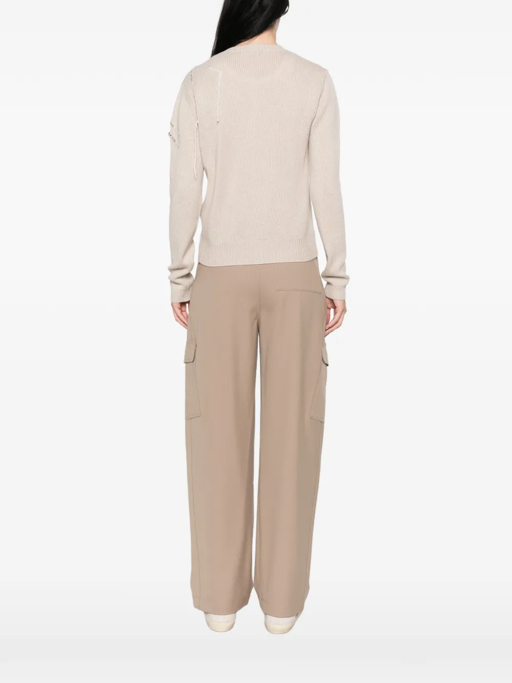 Fabiana Filippi Verfraaid vest Beige
