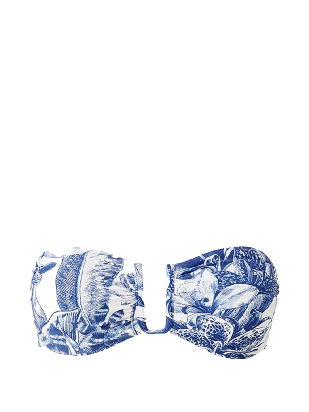 Melissa Odabash Prague Paloma floral-print bikini top - Bianco
