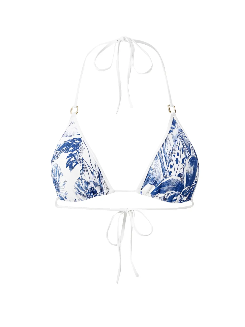 Melissa Odabash Malta Paloma floral-print bikini top - Bianco