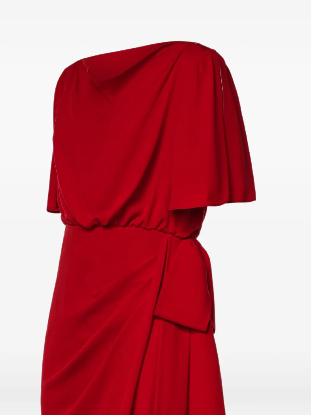 Valentino Garavani Jurk met gedrapeerd detail Rood