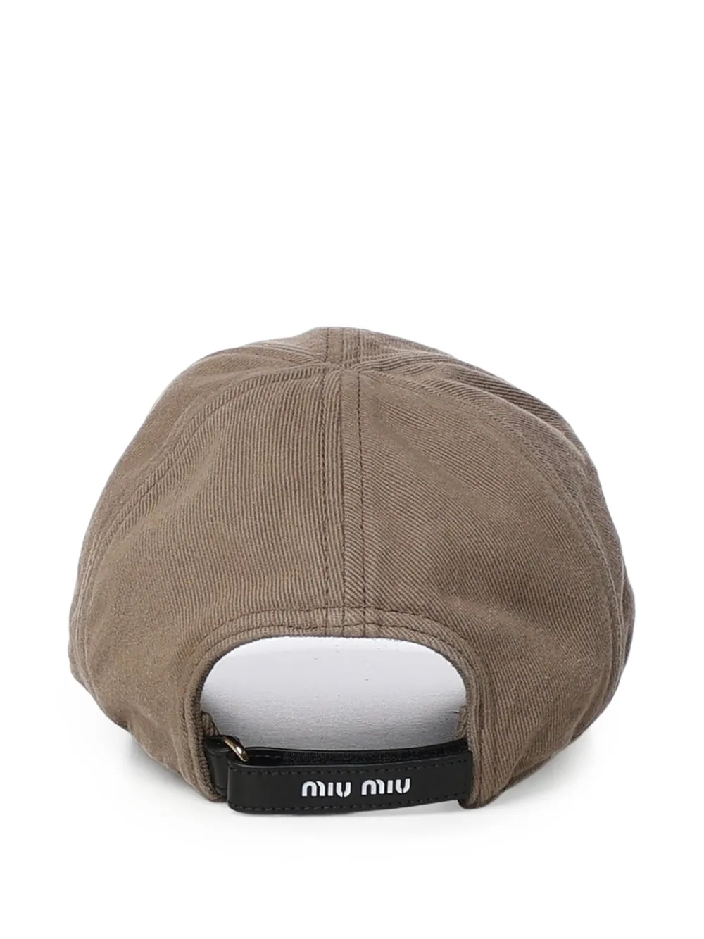 Miu Drill honkbalpet Beige