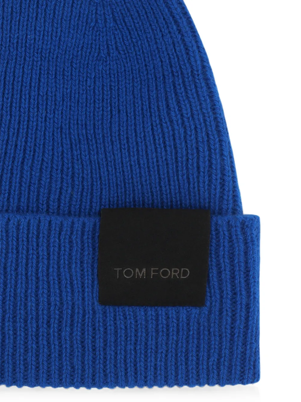 TOM FORD Muts met logopatch Blauw