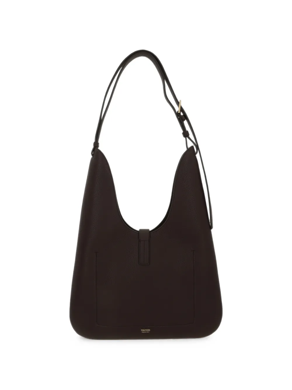 TOM FORD Medium Kara Leather Tote Bag in Brown, view 2