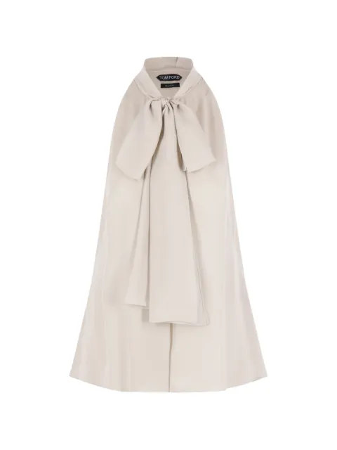 TOM FORD bow-detail halterneck top