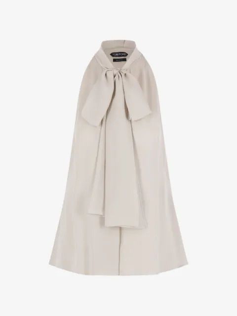 TOM FORD bow-detail halterneck top