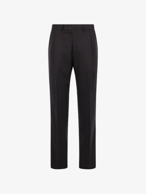 Caruso pressed-crease wool trousers