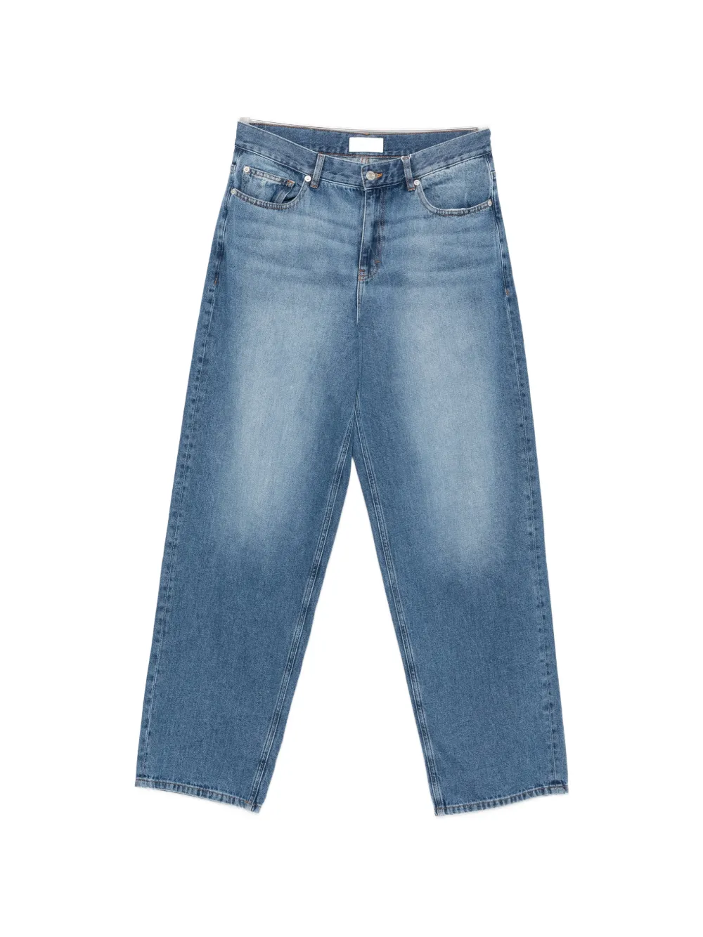 Les Deux faded wide-leg jeans - Blue