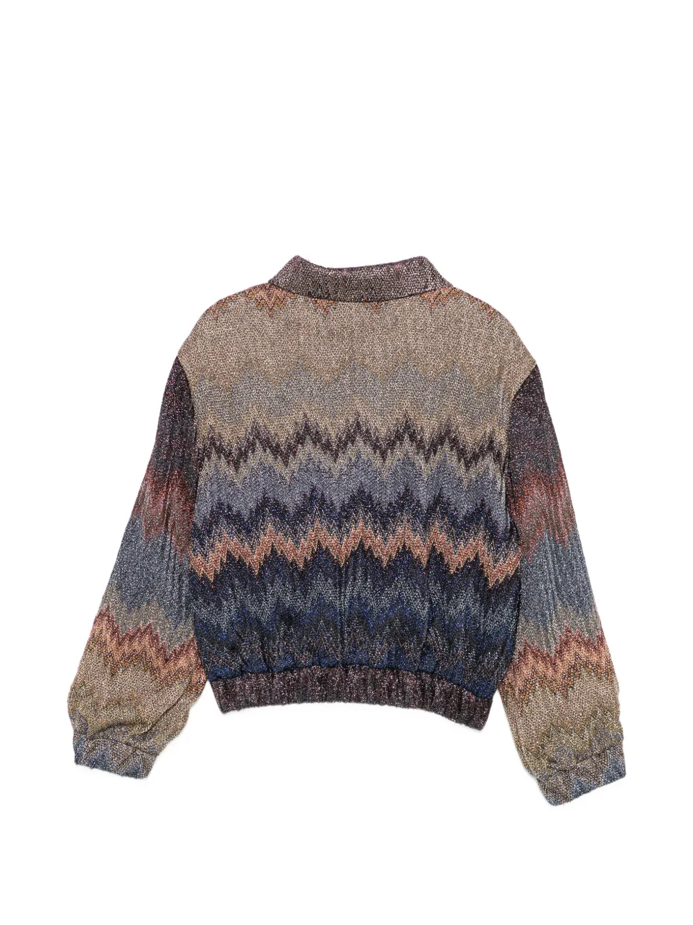 Missoni Kids Shirt met knoopsluiting Blauw