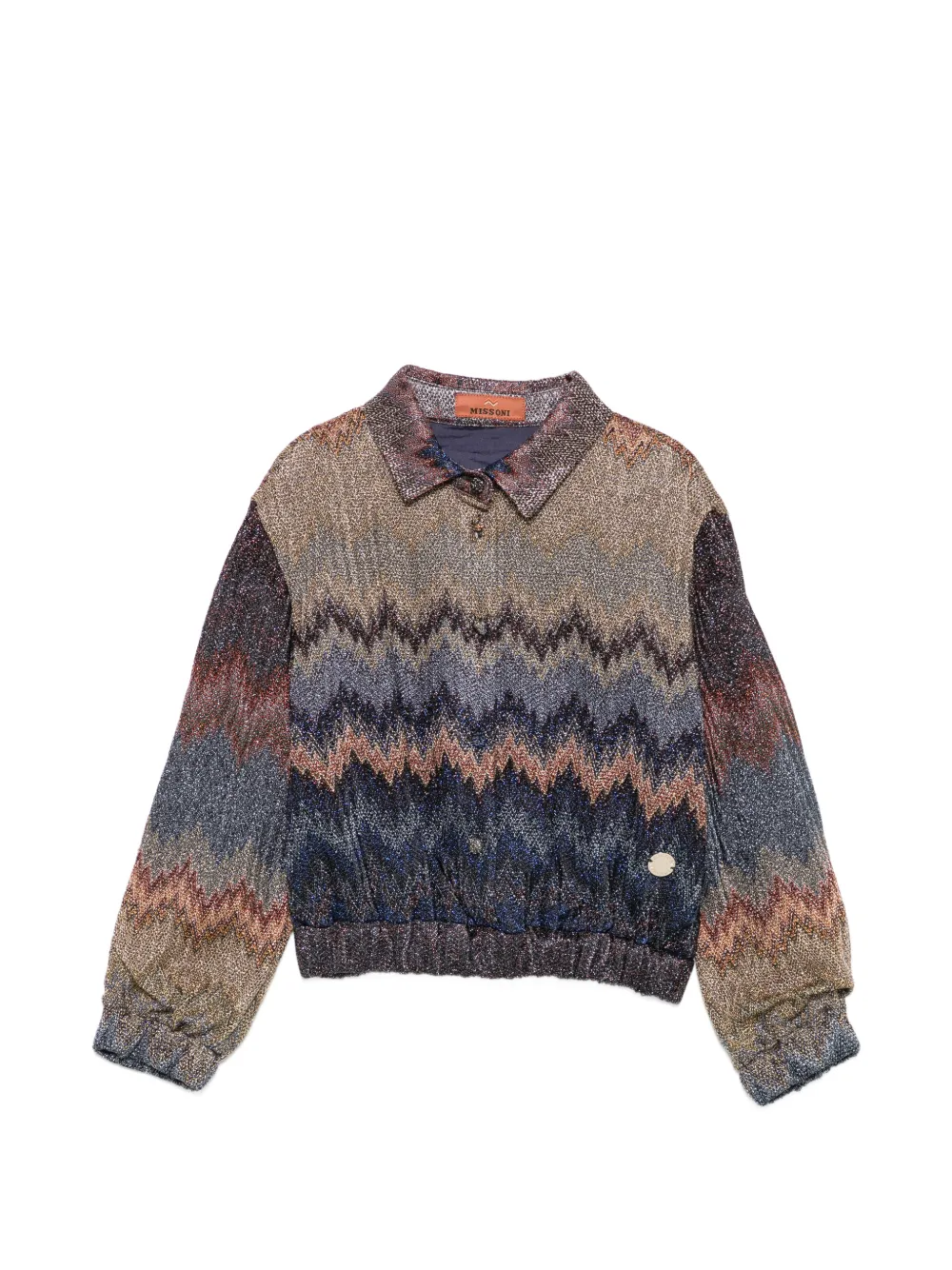 Missoni Kids button-fastening shirt - Blau