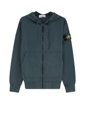 Stone Island ジップアップ パーカー | グレー | FARFETCH JP
