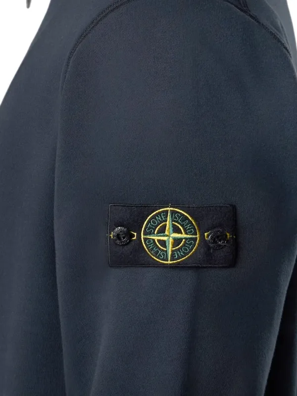 Stone Island ハーフジップセーター | ブルー | FARFETCH JP