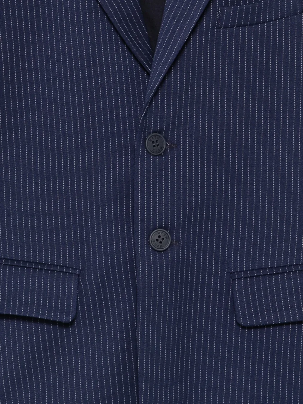 MSGM Kids Blazer met krijtstreep Blauw
