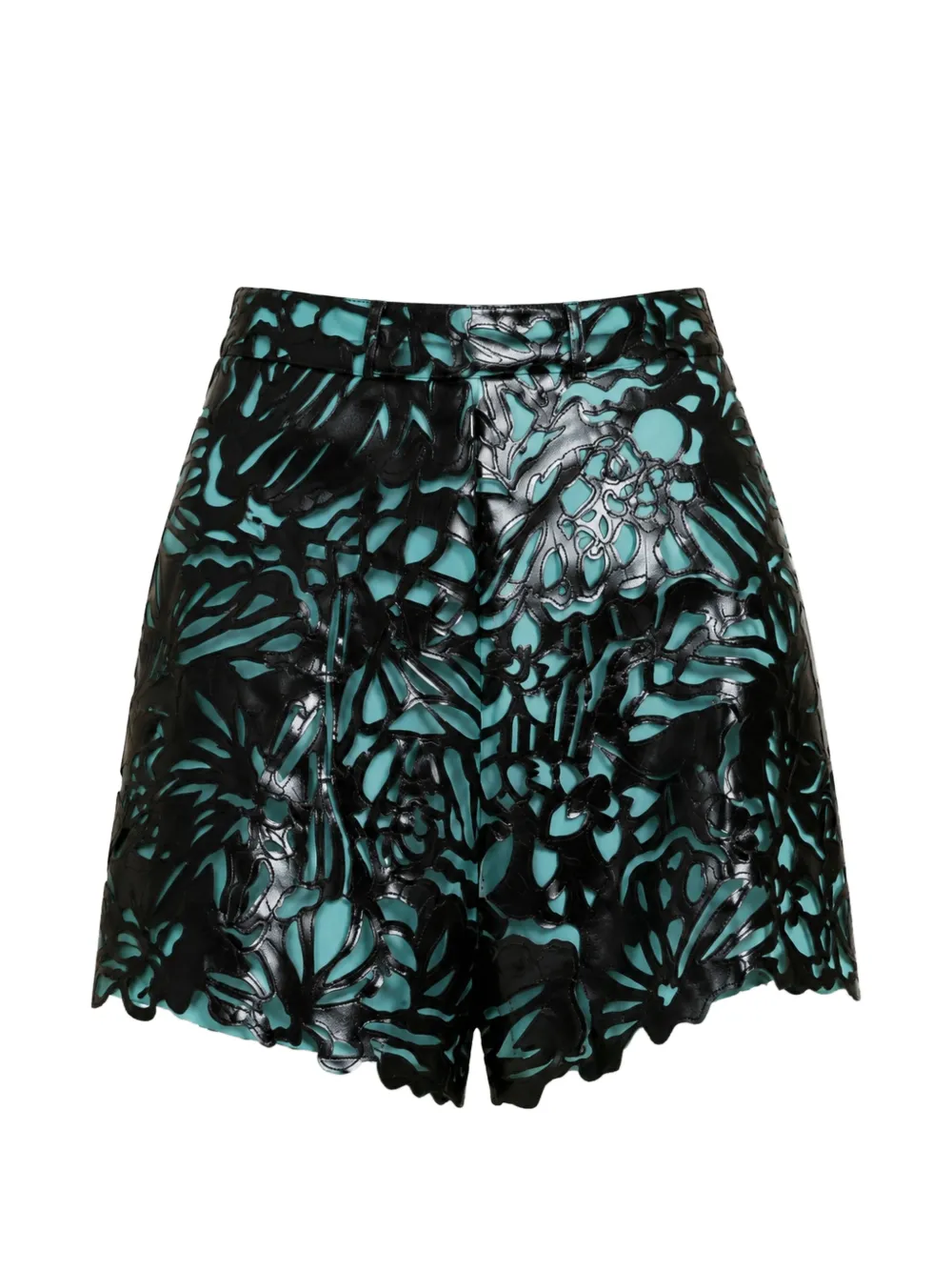 Gemy Maalouf cut-out floral-pattern shorts · 6