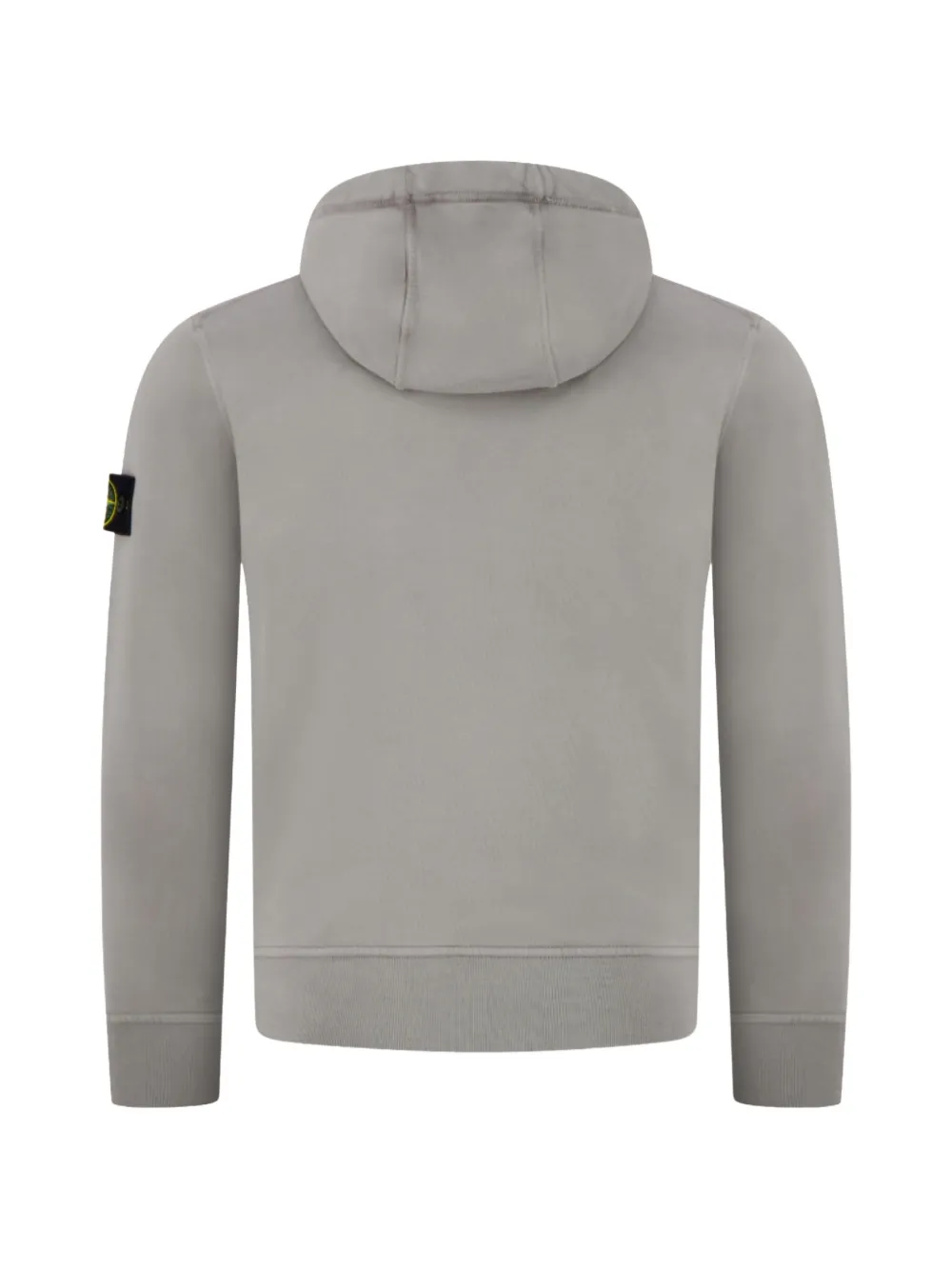 Stone Island 6100062 biologisch katoenen fleece hoodie Grijs