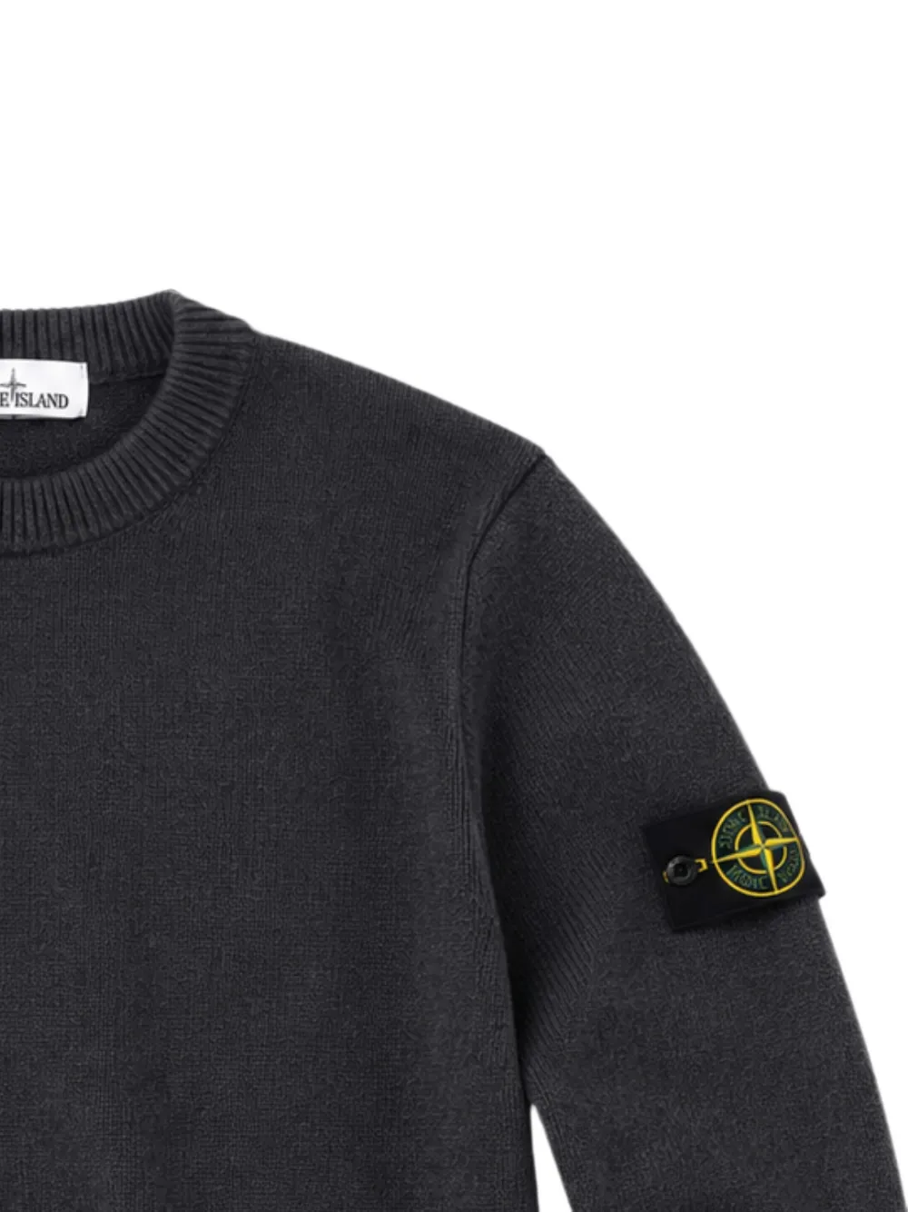 Stone Island 5100072 lambswool sweater Grijs