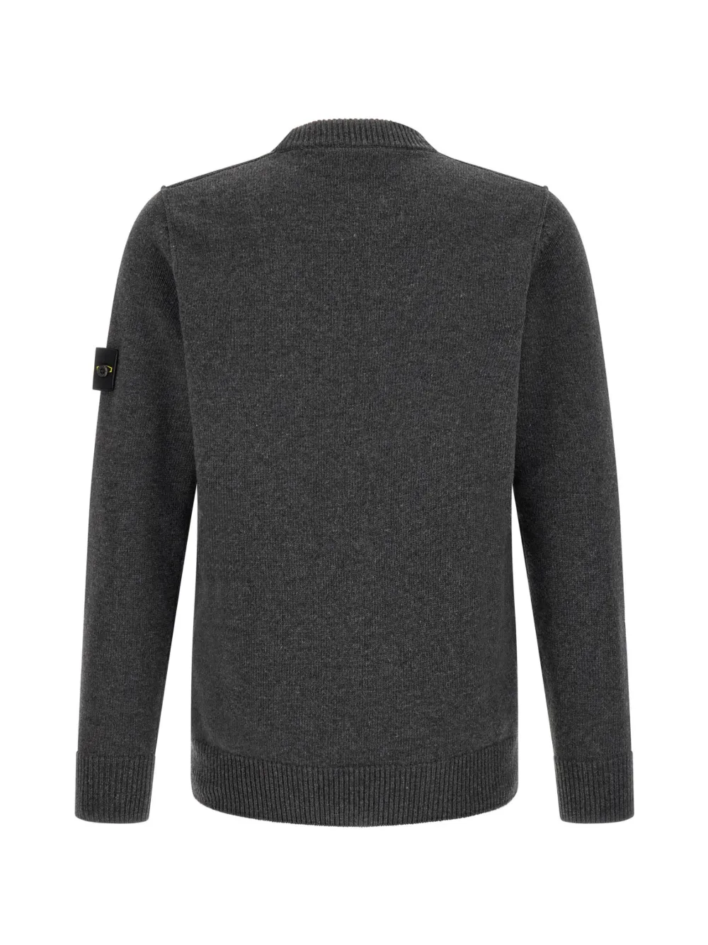 Stone Island Trui met logopatch Grijs