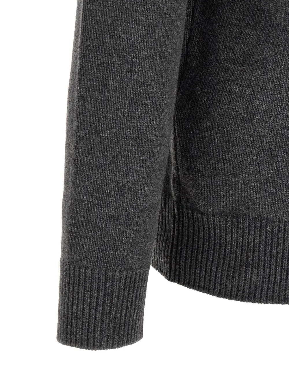 Stone Island Trui met logopatch Grijs