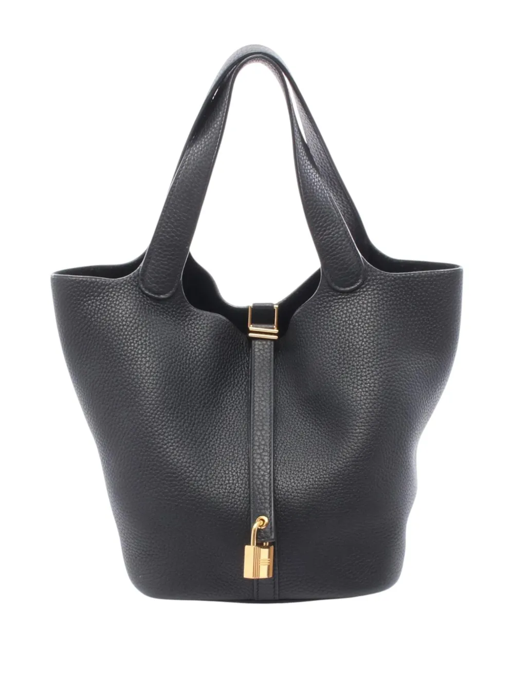 Hermès Pre-Owned 2020 Clemence Picotin Lock Handtasche 22cm - Schwarz