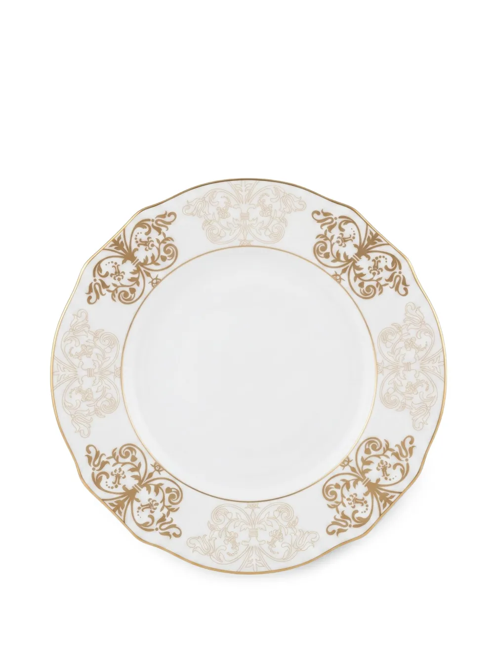 GINORI 1735 x Oscar de la Renta scalloped-edge plate - Weiß