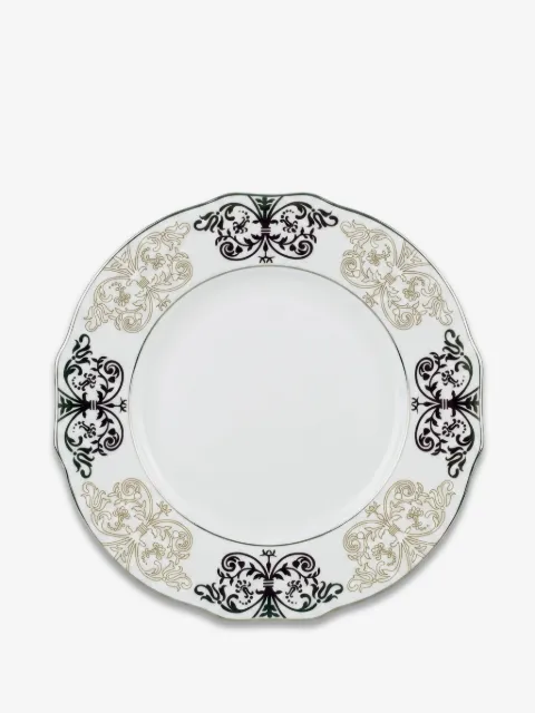 GINORI 1735 x Oscar de la Renta scalloped-edge plate