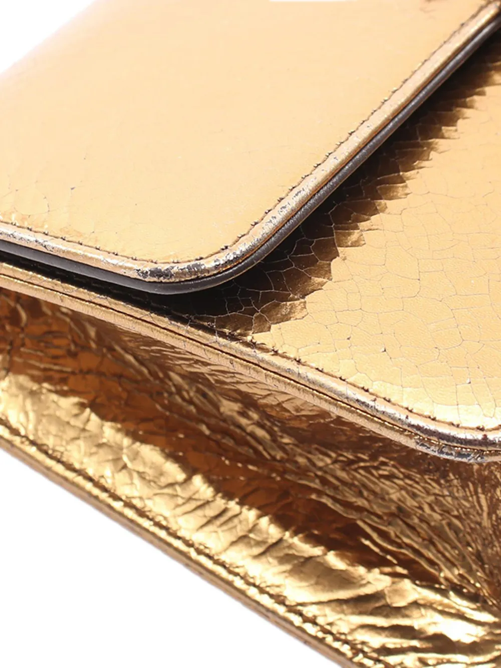 Dior Pre-owned 20th Century Metallic Calfskin Miss Dior Promenade Crossbody Bag in Gold, view 2
