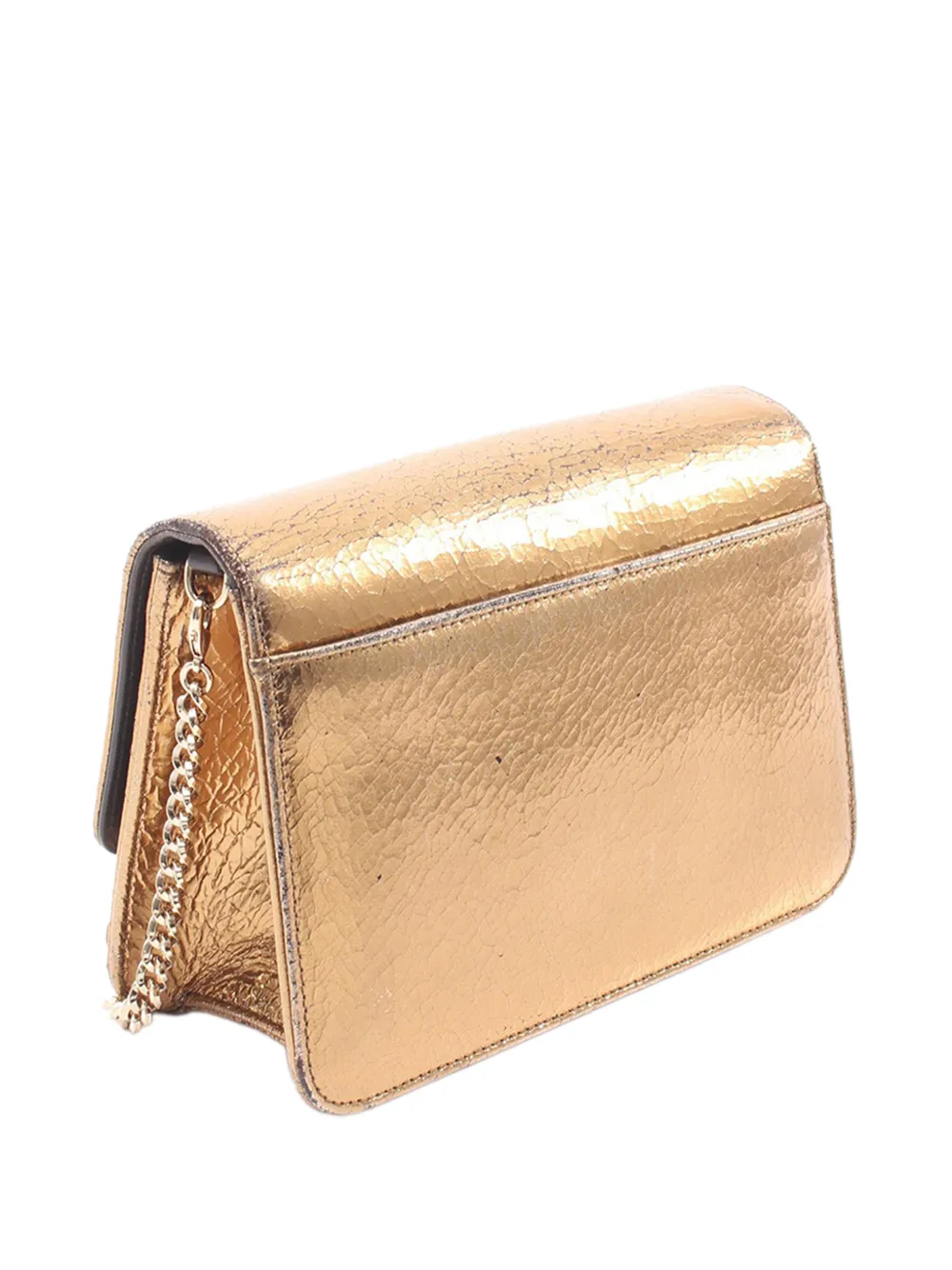 Dior Pre-owned 20th Century Metallic Calfskin Miss Dior Promenade Crossbody Bag in Gold, view 3